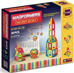 Mágneses építőkészlet Magformers Az elsőm 30 darab