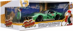 JADA Toys Street Fighter 1969 Chevrolet Corvette 1:24 Cammy figurával