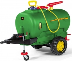 Rolly Toys tartálykocsis pótkocsi permetezővel és kézi pumpával John Deere 10 l