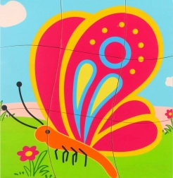 Réteges fa puzzle – Lepke