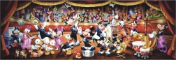 Clementoni panorámaké pázl Disney Zenekar 1000 darabos