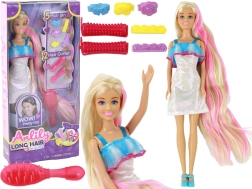 Anlily baba hosszú szőke hajjal – styling szett