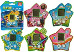 Zsebes elektronikus Tetris játék – csillag, zöld