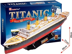 CubicFun 3D puzzle Titanic – nagy modell, 113 darab