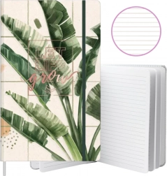 Jegyzetfüzet banánlevelekkel A5