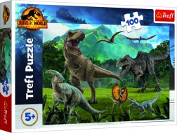 Trefl puzzle 100 darabos Jurassic World – dinoszauruszos kaland
