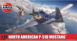 NORTH AMERICAN P-51D MUSTANG 1/72 műanyag makettkészlet