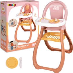 Smoby Baby Nurse etetőszék babákhoz