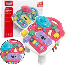 Interaktív oktató asztal gyerekeknek Rózsaszín