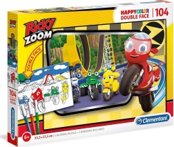 Clementoni kétoldalas puzzle Ricky Zoom 104 darab