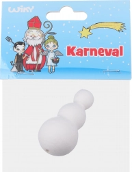 Karácsonyi dísz Wiky hóember vattából