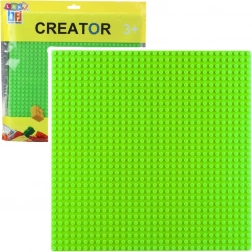 Építési alaplap zöld 25,5x25,5 cm