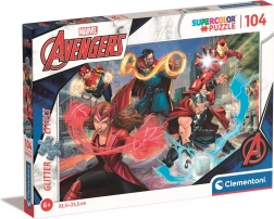 Csillogó Marvel Avengers puzzle, 104 darabos