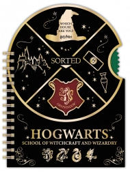 Harry Potter jegyzettömb spinnerrel – Roxfort, vonalas