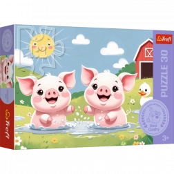 Trefl puzzle Vidám élet a vidéken 30 darab