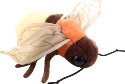 Világító plüss szentjánosbogár 17 cm, környezetbarát