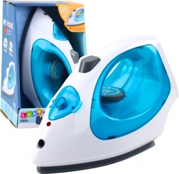 Gyermek gőzölős vasaló, fényekkel és hangokkal, kék