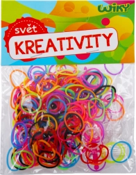 Varázslatos fonó gumiszalagok különböző színekben, 200 db