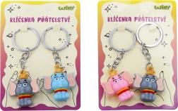 Barátság kulcstartó - elefánt