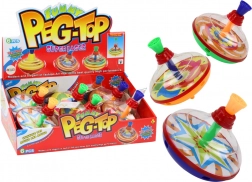 Hagyományos forgó pörgettyű gyerekeknek 15 cm x 14 cm, 3 minta