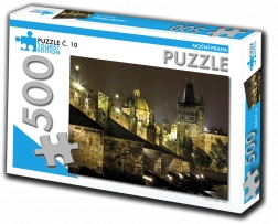 puzzle éjszakai prága turisztikai kiadás 500 darab