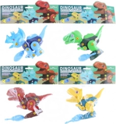 Csavarozható dinoszaurusz építőkészlet gyerekeknek