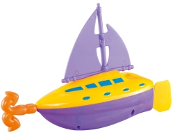 Felúzható hajó vízi horgonyos változatban