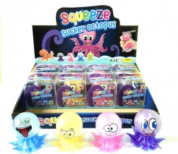 Tréfás nyomkodható polip antistressz játék