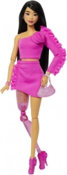 Barbie deluxe modell rózsaszín öltözékben