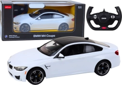 Távirányítós versenyautó BMW M4 Coupe 1:14 fehér