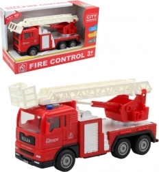 Tűzoltóautó tartály lendkerékkel és hanghatásokkal