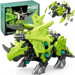 Mozgatható mechanikus Triceratops robotmodell