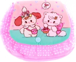 Plüss válltáska állatmintával