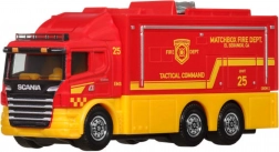Matchbox Working Rigs Scania taktikai parancsnoki állomás – tűzoltó mentőjármű
