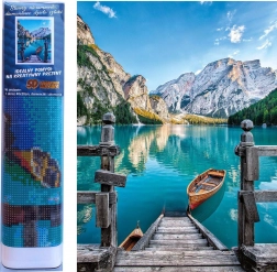 Gyémántfestés Hegyi-tó 30x40cm