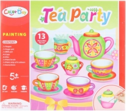 Saját kerámia teáskészlet festése