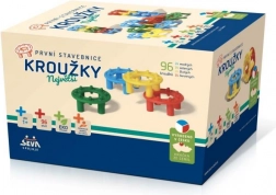 Első építőkészlet Karikák – 96 darab dobozban