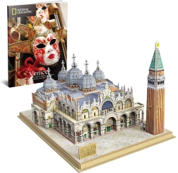 CUBICFUN 3D puzzle National Geographic: Szent Márk tér – 107 darab