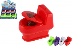 Szórakoztató WC alakú spriccelő játék - 4 színváltozat