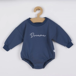 Bébi melegítő anyagú body baggy Koala Dreamer kék