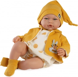 Valósághű baba Marta hangokkal és puha szövet testtel - 46 cm