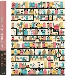 Plakát Színes Házikók