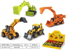 Tehetetlenségi játék építőgépek 20 cm