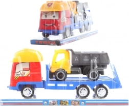 Műanyag lendkerekes teherautó billenőplatóval