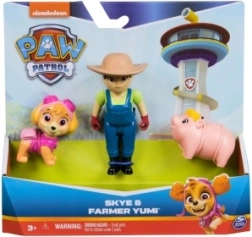 Paw Patrol Skye és Yumi gazdálkodó malackával – figura szett