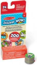 utántöltő matricák házi kedvencekhez a Melissa & Doug Sticker WOW-hoz