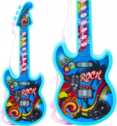 Elektromos gitár gyerekeknek, dallamok, szolmizáció, kék