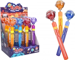 Világító bolygós buborékfújó, 70 ml, 28 cm