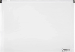 Átlátszó A5-ös zipzáras tasak Opaline