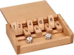 Goki utazó játék Shut the Box – esély